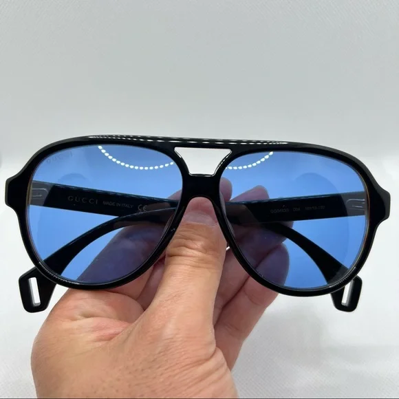 Gucci Sunglasses NEW Authentic Men’s Aviator Logo